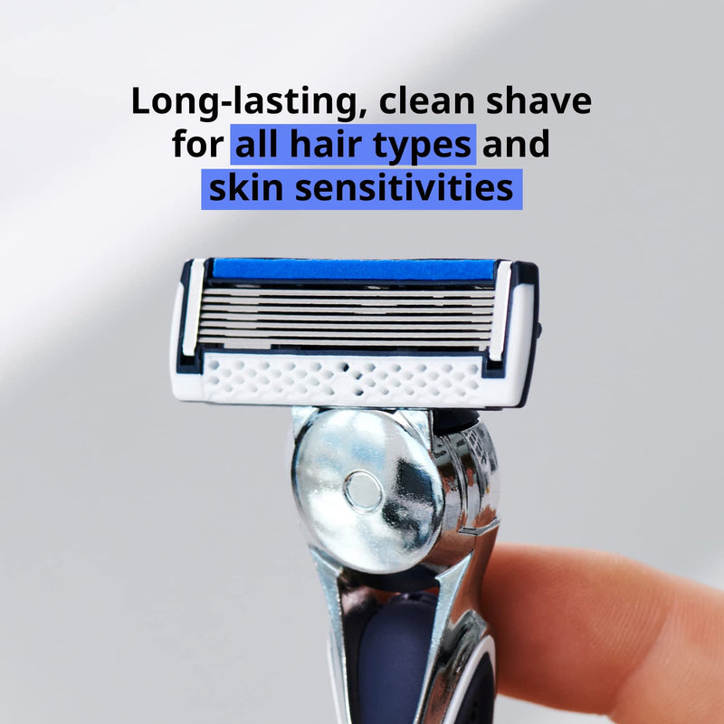 [Australia] - Dorco Pace 7 - World's First and Only Seven Blade Razor - 12 Cartridges (No Handle) 4 Count (Pack of 3) 