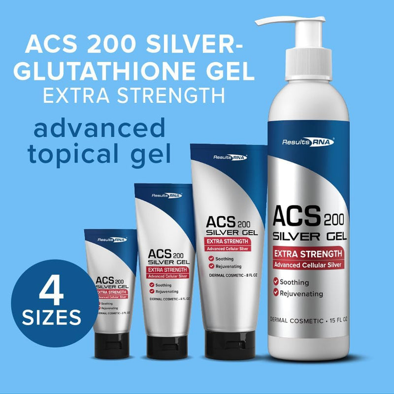 [Australia] - Results RNA - ACS 200 Silver-Glutathione Gel ‚Äì Advanced Cellular Colloidal Silver Gel for Wound Care & Superior Dermal Healing. (15 oz) 15 Ounce (Pack of 1) 