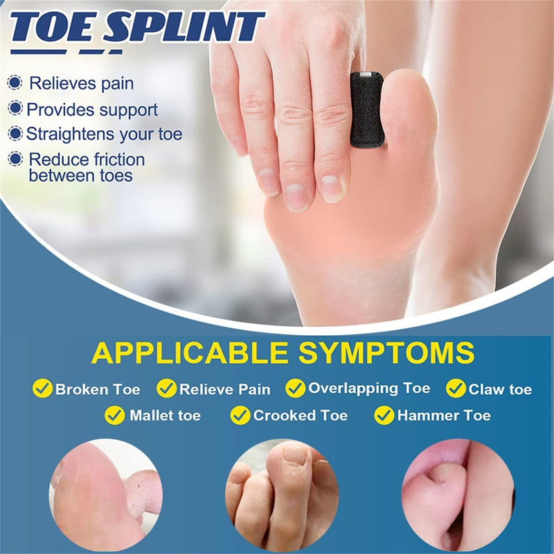[Australia] - Toe splint hammer toe toe straightener hammer toe straightener claw toe correction for aligning and supporting the toes 1 pair 