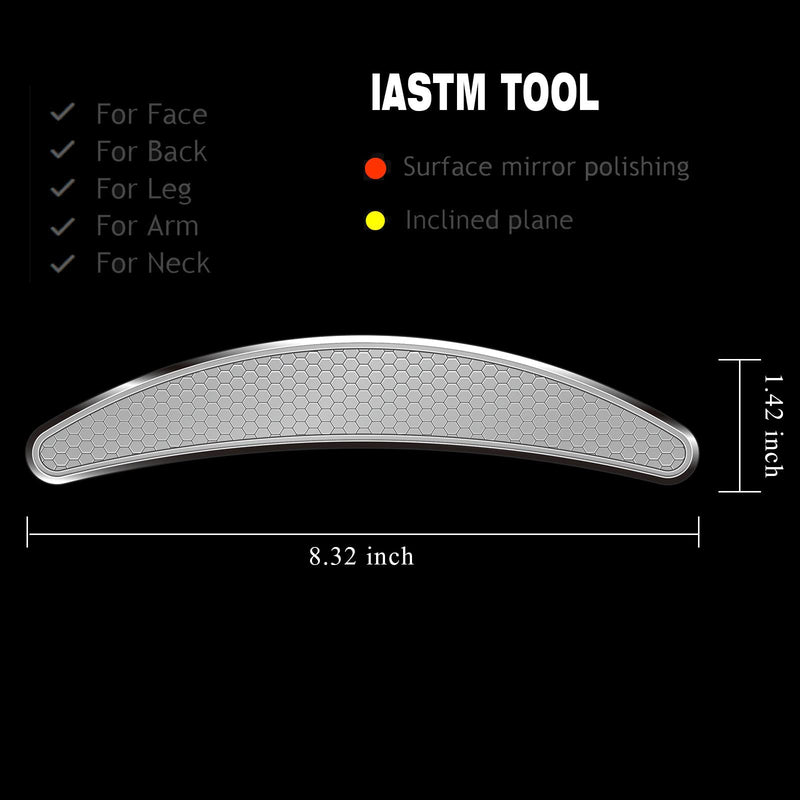 3 in 1 304Stainless Steel Muscle Scraper Tools Set,Scraping Massage Tools for Physical Therapy,Derma Edge Massage Tool & GuaSha Massage Scraper Tool,IASTM Tools,Guasha Tool for Body SDC1