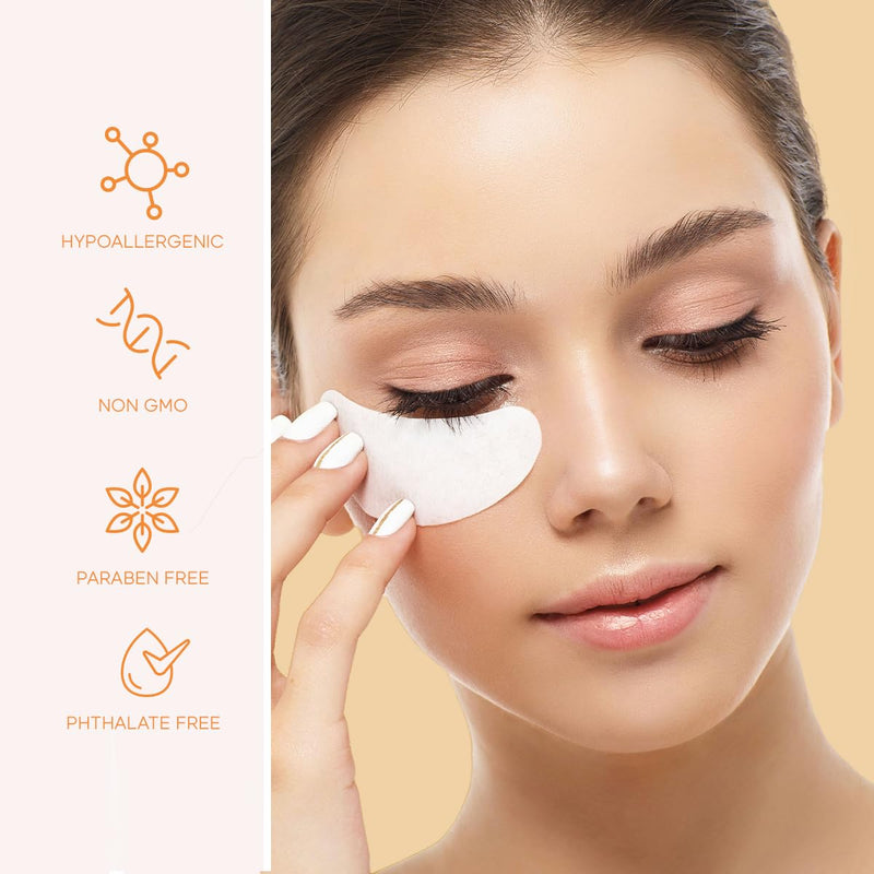 Skin 2.0 Vitamin C & Collagen Under Eye Patches - Dermatologist Tested - Brightens Dark Circles, Tightens Under Eye Area, Anti-Aging - Natural Ingredients Korean Skin Care - All Skin Types - 5 Pairs
