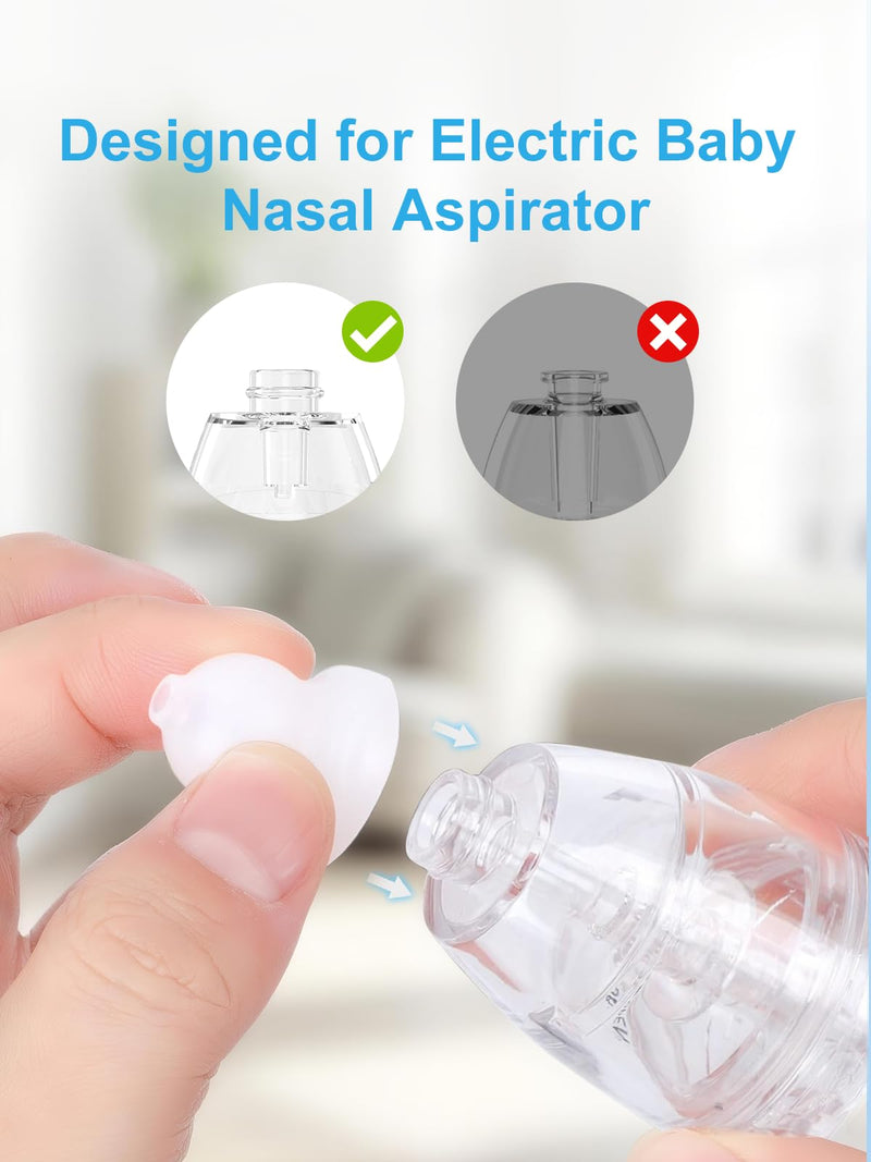 [Australia] - Nasal Aspirator Replacement Tips 6 Pcs, Food-Grade Silicone, Ultra-Soft Baby Nose Sucker Replacement Parts Compatible with GROWNSY, Watolt, LittleTora, HEYVALUE, Cocobela, X-Bosak 