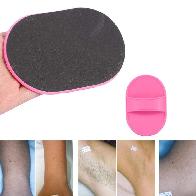 [Australia] - Hair removal pads, set of 10, beauty tool for removing small hairs with integrated peeling pads, smooth skin on legs, arms, face, upper lip 