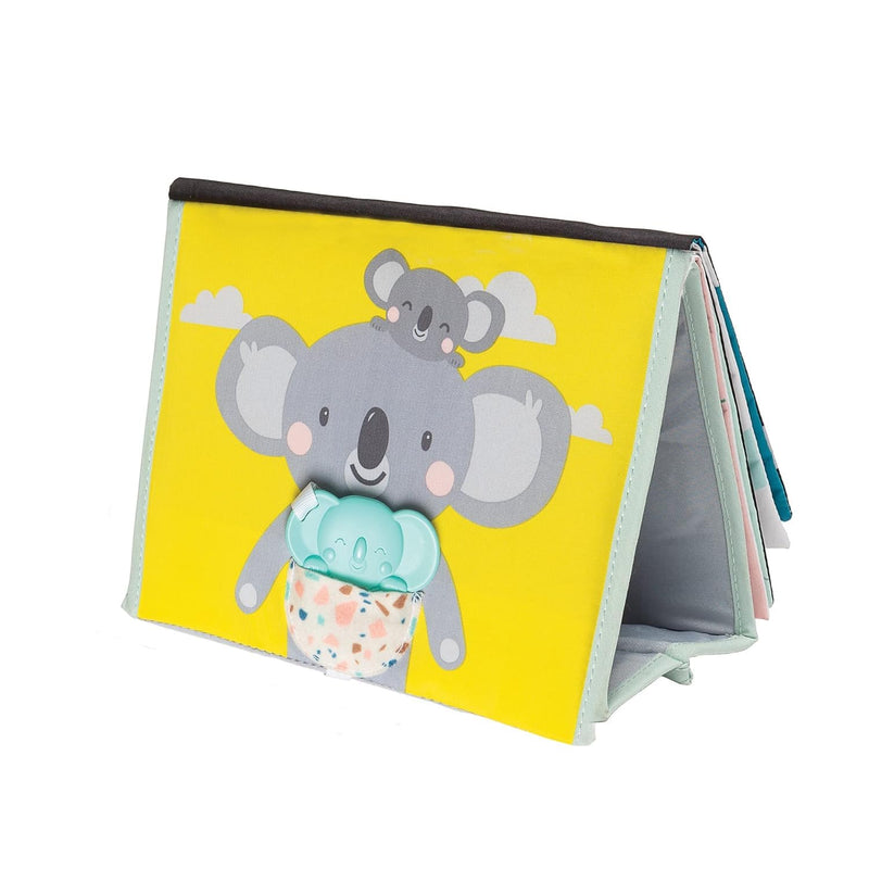 [Australia] - Tummy Time Toys High Contrast Baby Book. Fun, Interactive Crinkle Books for Babies with Baby Tummy Time Mirror & Soft Koala Teether - Baby Tummy Time Book by Taf Toys 