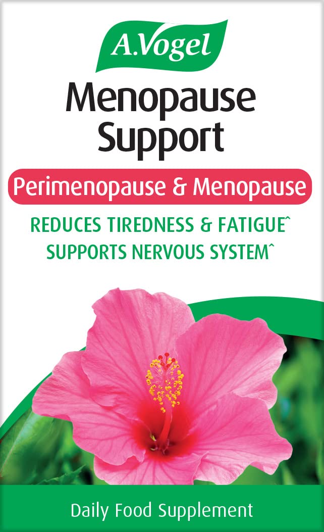 A.Vogel Menopause Support | Menopause Supplement | Support for Perimenopause & Menopause Symptoms | Soy Isoflavones, Magnesium & Hibiscus | 60 Tablets 60 count (Pack of 1)