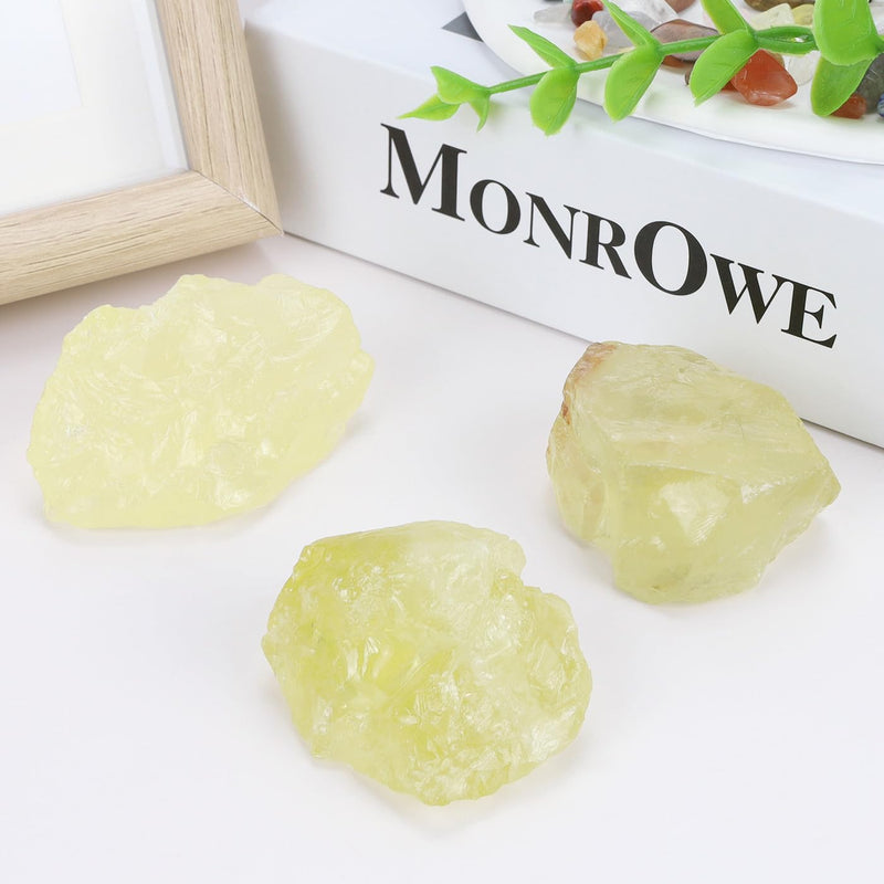 [Australia] - AWARDSEN Citrine Kristal Crystals Healing Stones, 5 cm Water Stones Rough Stones Natural Stones for Meditation, Witchcraft Ceremony, Natural Detection and Esoteric Gifts 1PCS D-citrine Crystal 