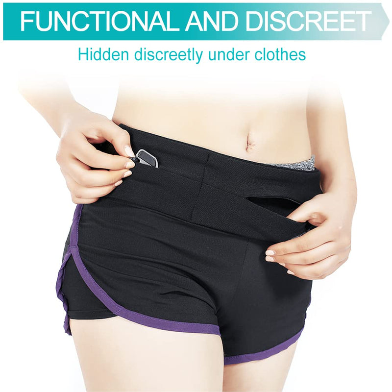 [Australia] - Comfortable Peritoneal Dialysis Belt PD Catheter Holder with Slits Waistband Fanny Pack Feeding Tube G-Tube PEG Accessories Safety Secure Patients Nuring Black,Medium(29"-41") Medium(29"-41") 