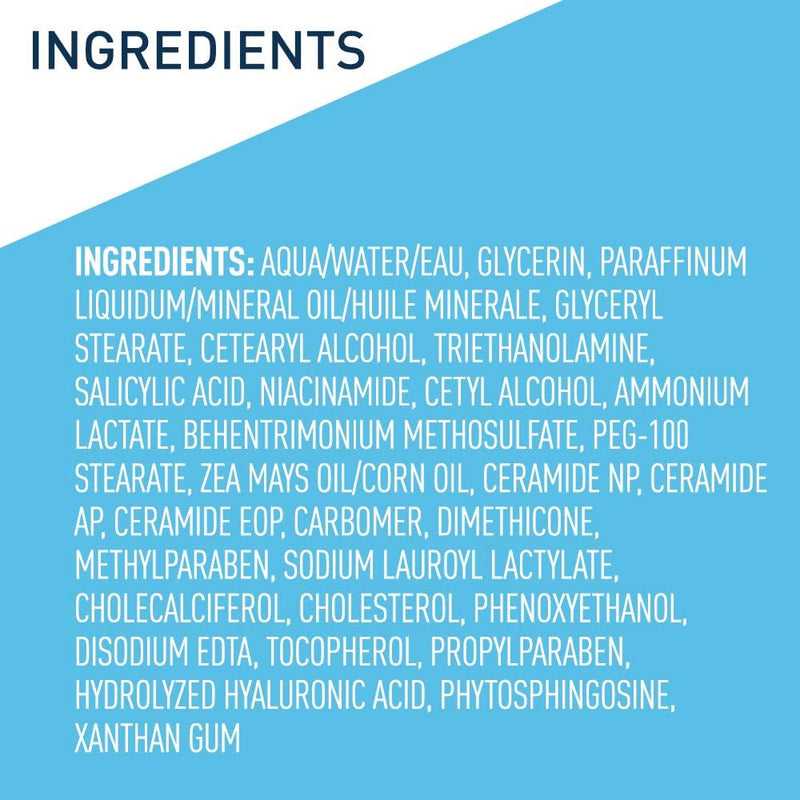 CeraVe SA Moisturizing Cream, Exfoliates and Softens Rough Skin, 12oz | Skin Care, Smooths Rough Skin with Salicylic Acid, Lactic Acid, Hyaluronic Acid, Niacinamide Fragrance-Free & Allergy Tested 12 Ounce (Pack of 1)