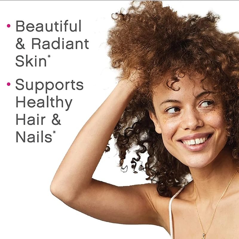 14 In 1 Collagen Blend Supplement - Peptides Types l II III V X Biotin Keratin Hyaluronic Acid Folate Zinc Quercetin Apple Cider Vinegar Magnesium Grape Seed Extract Hair Skin Nail Health Support