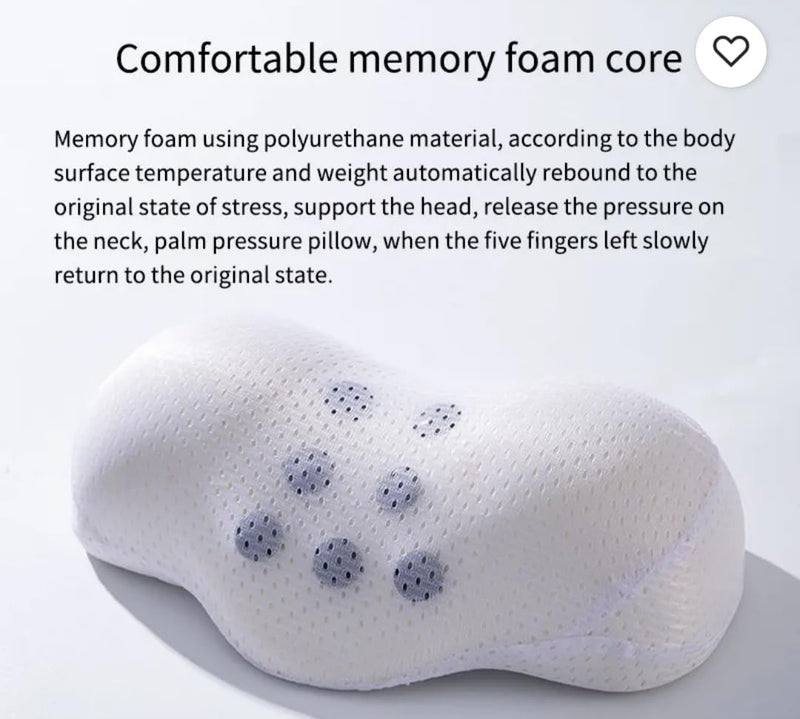 [Australia] - Neck Pain Relief Pillow for Back Sleepers, Cervical Neck and Memory Foam Countour Pillow for Neck Pain Relief, Ergonomic Neck Support for Pain and Back Sleepers, Cervical Neck Design for Adults 