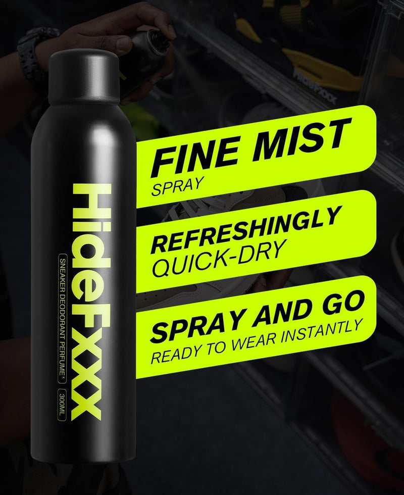 [Australia] - Shoe Deodorizer for Smelly Shoes - Boot and Sneaker Odor Eliminator Spray - Stinky Shoe Freshener - 10.15oz 
