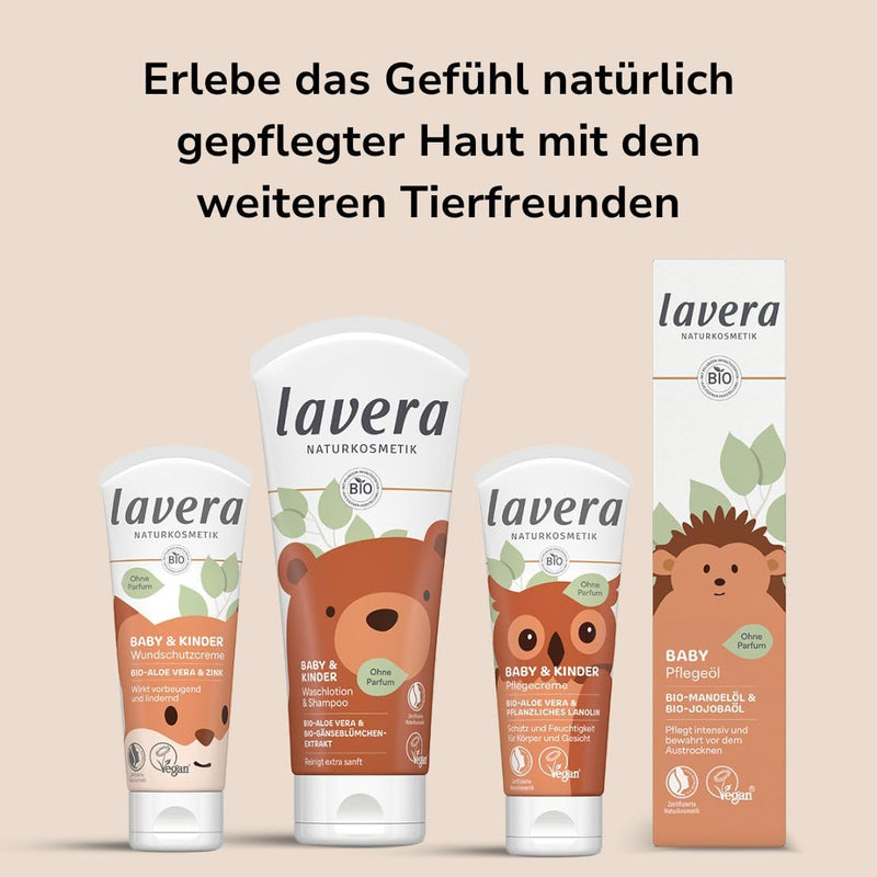 [Australia] - lavera baby care oil - skin-soothing and nourishing - moisturizing - without fragrances and preservatives - vegan - natural cosmetics - 100 ml 