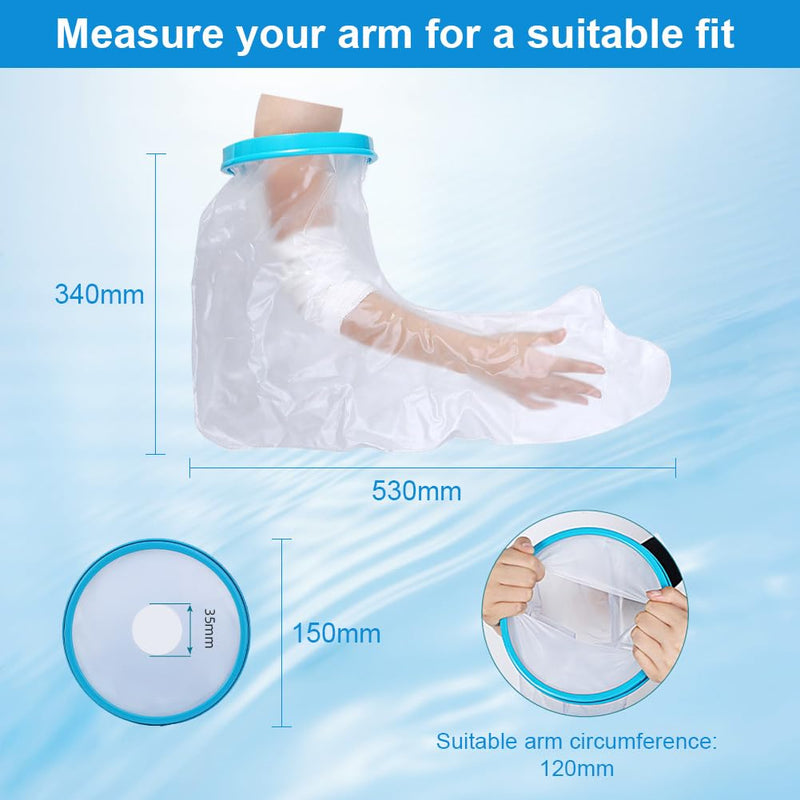 [Australia] - Waterproof plaster protection arm children, arm cast protection to keep wounds dry, arm protector cover, bandage protection arm shower protection for bathing shower, for broken arms, wrists, hands 