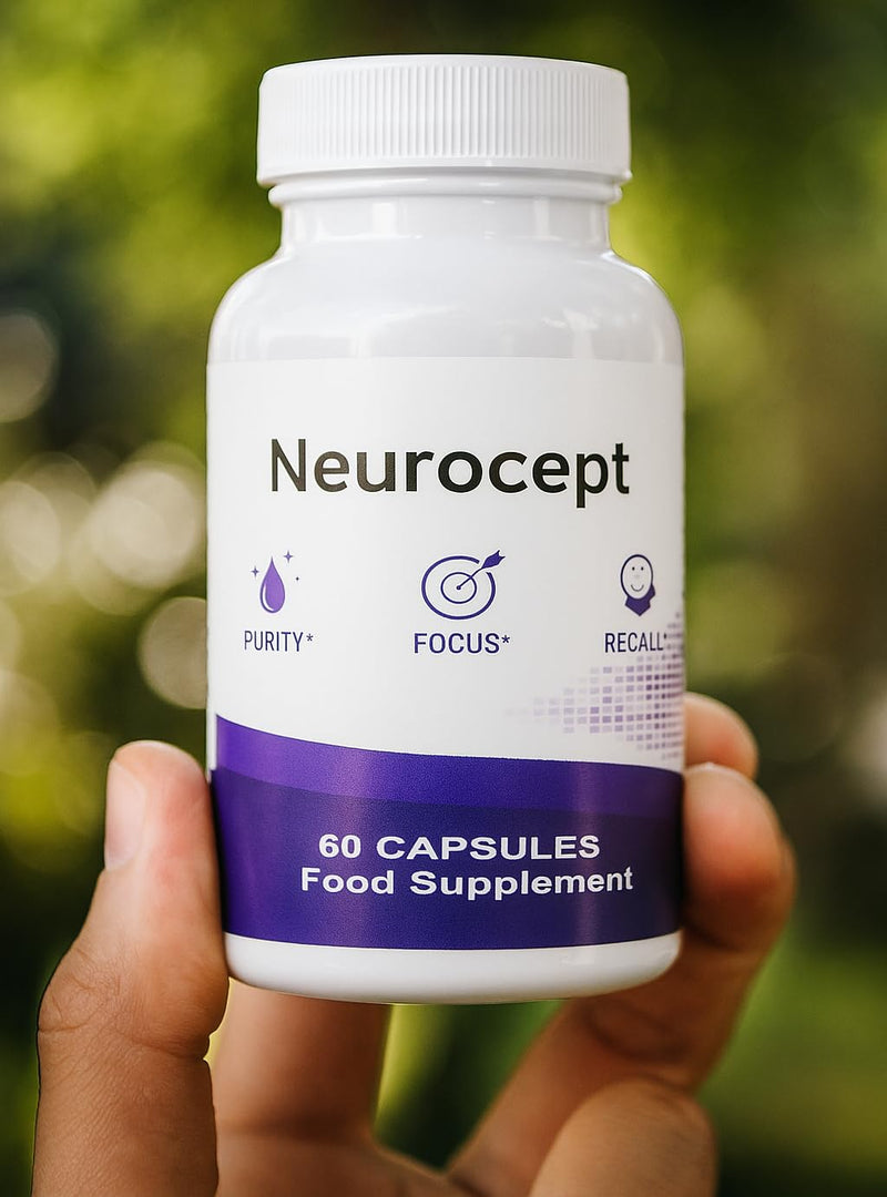Neurocept Supplement, Neurocept Capsules, Official Brain Health Support Supplement for Memory, Maximum Strength, Function Advanced Nootropic Capsules Support – 60 Capsules - New & Sealed
