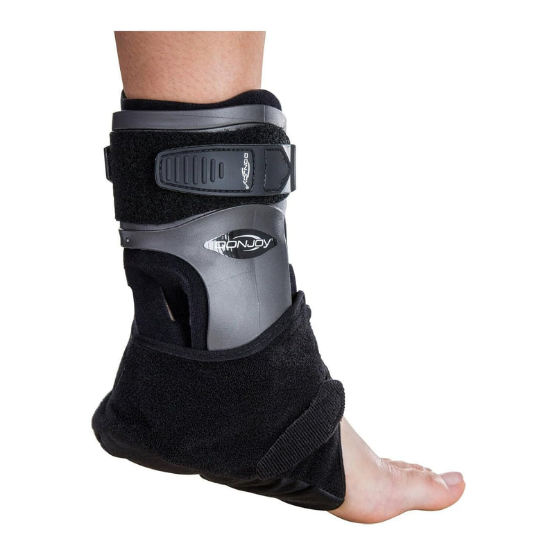 [Australia] - DonJoy Velocity ES (Extra Support) Ankle Brace: Standard Calf, Left Foot, Medium 1 Count (Pack of 1) Standard Calf with Extra Support 