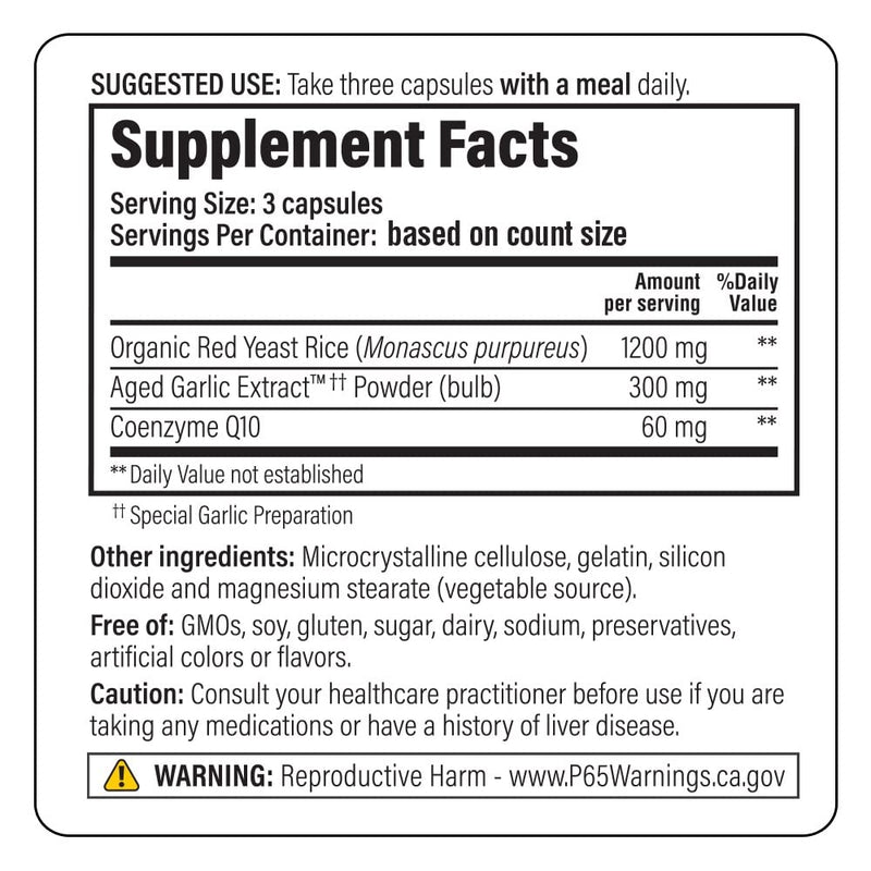 [Australia] - Kyolic Aged Garlic Extract Formula 114, Red Rice Yeast & Coq10, 75 Capsules (Packaging May Vary) Formula 114 Capsules 75 Count (Pack of 1) 