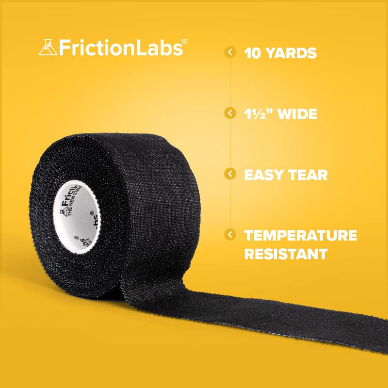 [Australia] - Friction Labs Athletic Finger Tape - Rock Climbing Tape for Skin Protection - 1.5” Zinc Oxide Tape - Protective Sports Tape - Easy Tear, Strong Stick - Recyclable Packaging - 10 Yards 