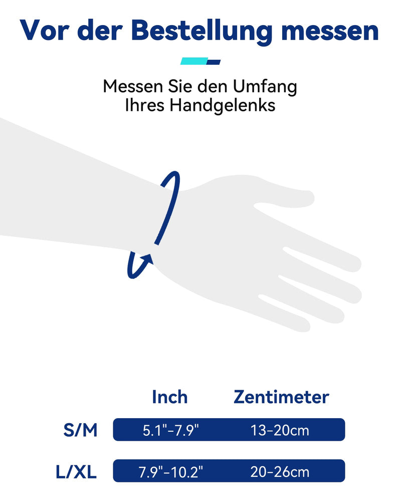 [Australia] - Fitomo wrist bandages with 3 metal splints and soft thumb opening, bandage wrist for carpal tunnel arthritis tendonitis sprains, night sleep wrist bandage S/M rights-blue 