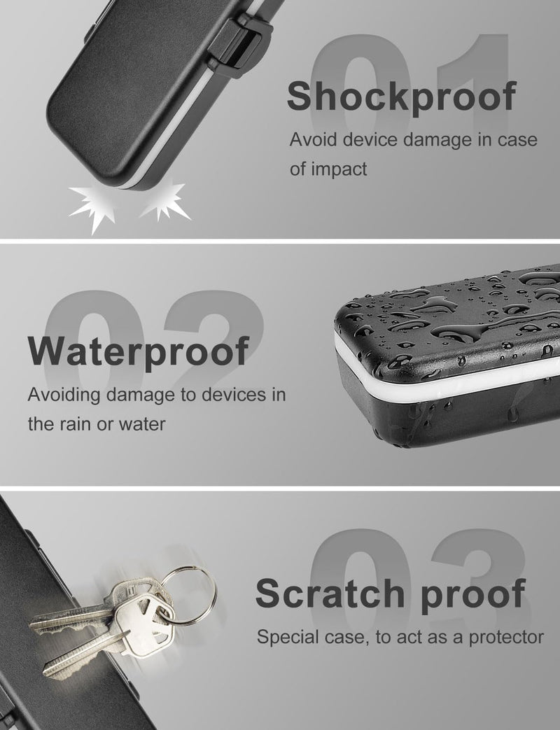 [Australia] - Hard Carrying Case for Kardia Mobile 6L & 6L MAX & 1L, Kardiamobile 6-Lead 1-Lead EKG Heart Monitor Case, Keep Clean and Protected 6L & 6L MAX - Black 