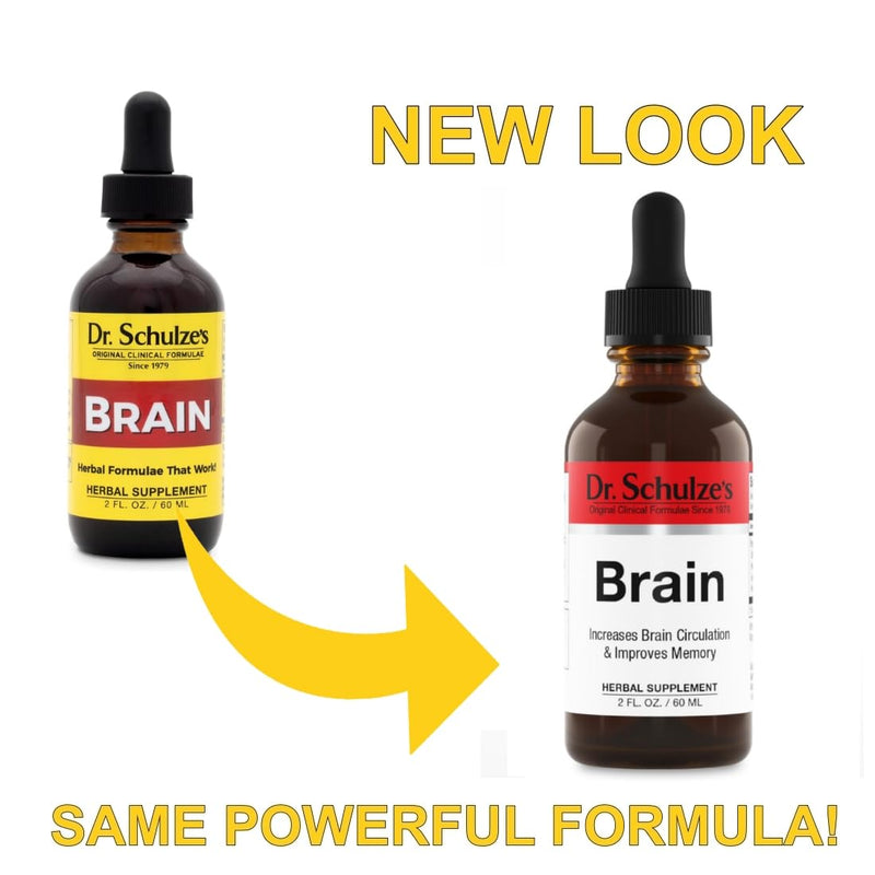 [Australia] - Dr. Schulze's Brain Formula 2 oz. - Vegan and Wild-Harvested | Stimulates Circulation and and Improved Mental Focus 