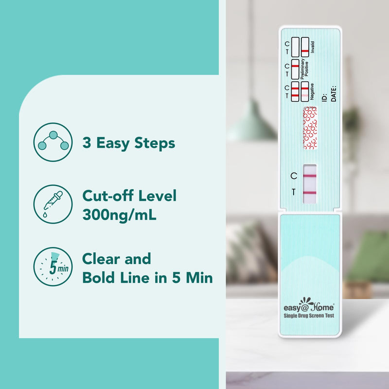 Easy@Home 15 Pack Cocaine(COC) Single Panel Drug Tests Kit - Value Pack COC Screen Urine Drug Test Kit- #EDCO-114 | Instant COC Panel Testing for Home Use, 300 ng/mL Cutt-Off Level Cocaine Test Kit, EDCO-114 15 Count (Pack of 1)