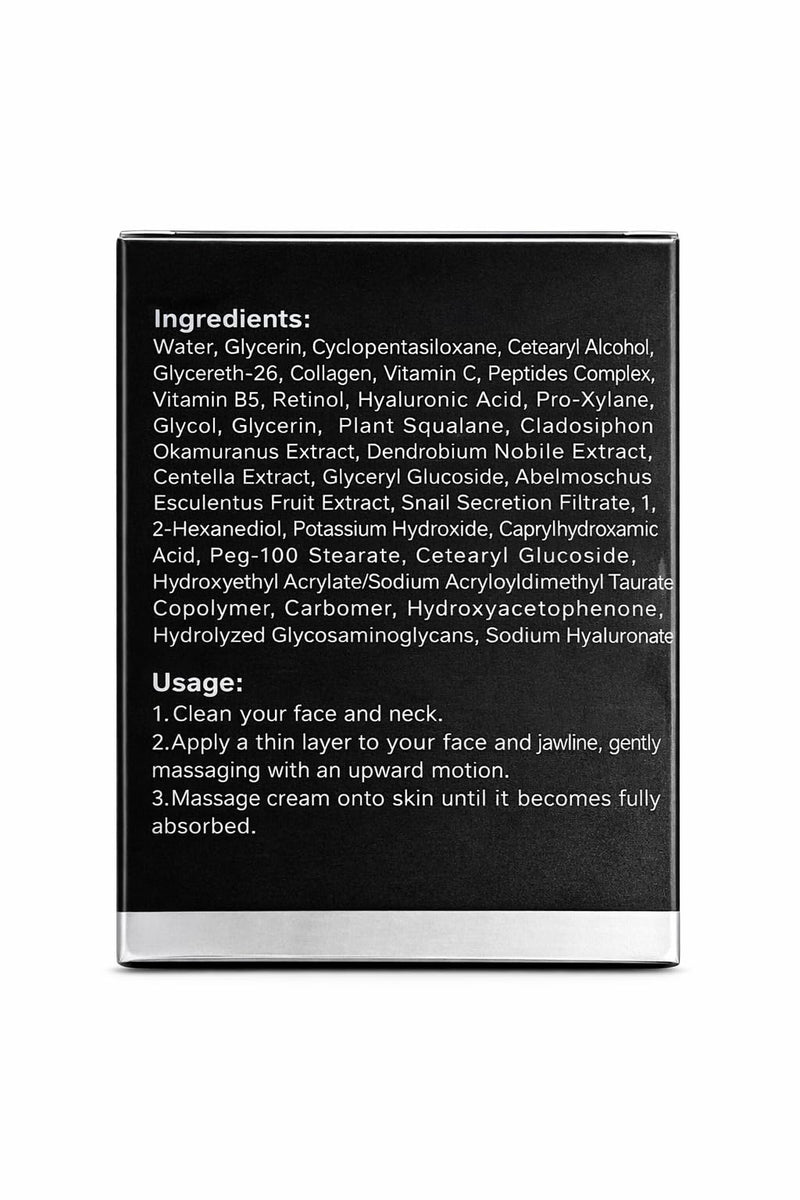 Anti Aging Face Moisturizer with Collagen, Retinol, Vitamins & Hyaluronic acid. Moisturizing Face Cream for Women & Men. Day and Night Skin Care for Smoother Looking Skin. Collagen & Retinol Cream