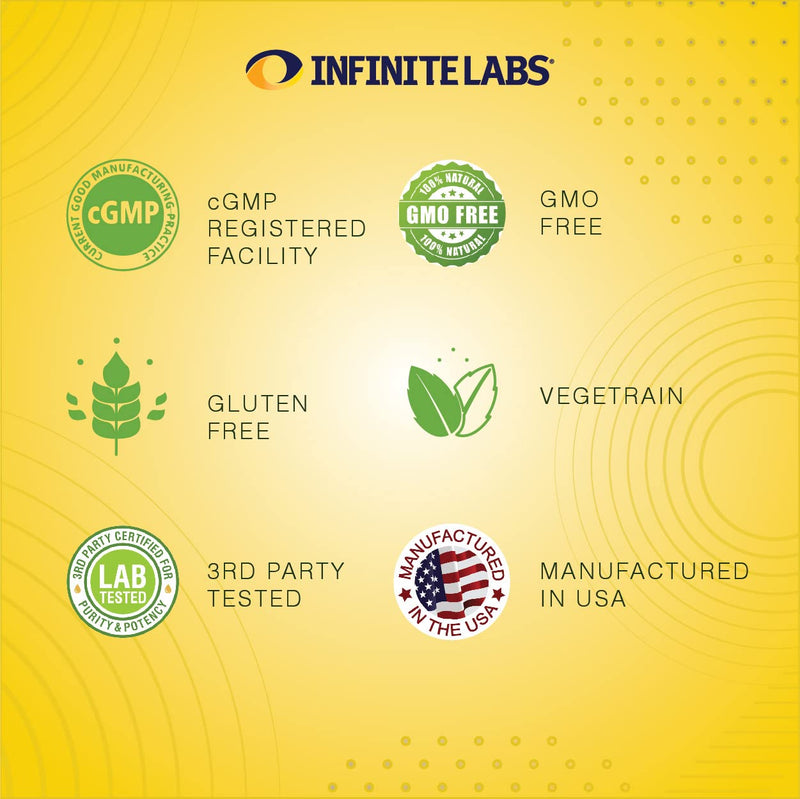 [Australia] - Infinite Labs L Carnitine 1000mg MTX - Amino Acid Blend of Carnitine Fumarate, L-Carnitine L-Tartrate, Acetyl L-Carnitine, L-Carnitine HCL, L-Carnitine Base 120 Veggie Capsules. 