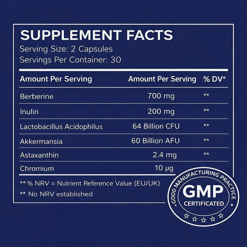 Welzo Ultra Purity Akkermansia 60 Billion AFU – Next-Gen Probiotic Supplement with Inulin & Lactobacillus – 60 Vegan Capsules for Gut Health, Metabolism & Digestive Support 1