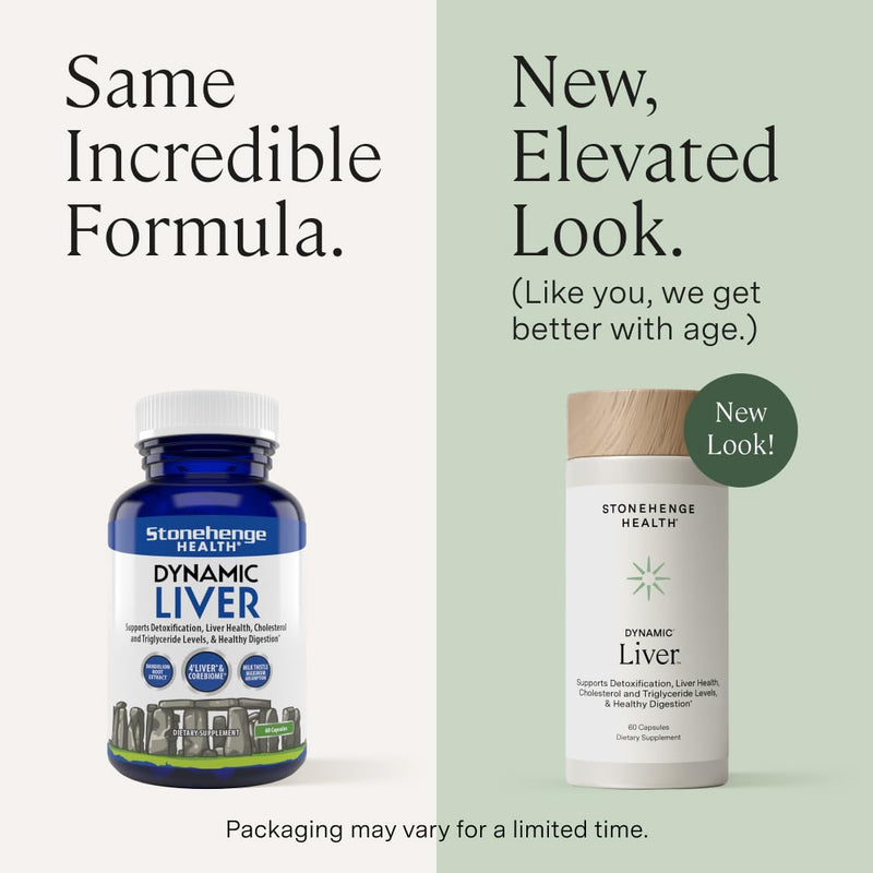 [Australia] - Stonehenge Health Dynamic Liver Supplement, Supports Detoxification, Liver Health, Cholesterol and Triglyceride Levels, & Healthy Digestion*, 60 Capsules 