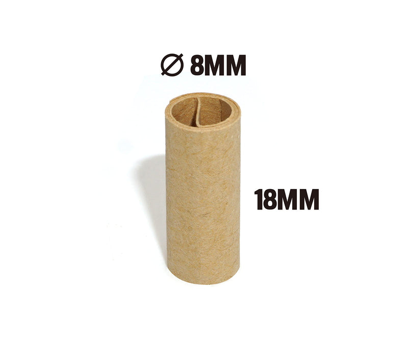 [Australia] - Natural Unbleached Pre-Rolled Filter Tips, Ø8mm - Bottle of 500 Tips ⌀ 8 MM TIPS (500 PCS) 