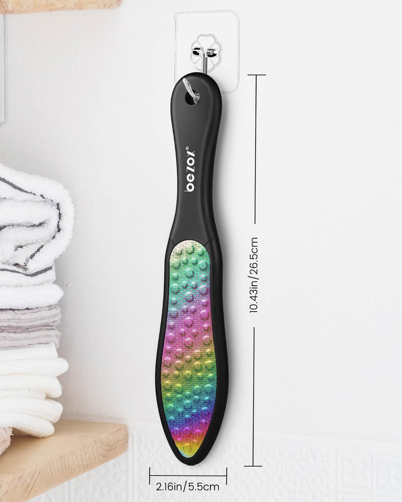 [Australia] - BEZOX callus remover - 100% anti-callus effect premium foot file - for foot care for beautiful feet - professional pedicure callus file rainbow colors 