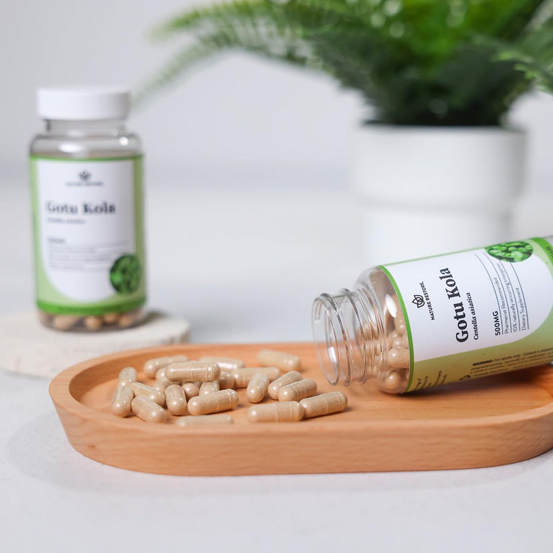 [Australia] - Nature Restore Gotu Kola Extract Supplement, Standardized to 10 Percent Triterpenes, Manufactured in USA, 90 Capsules, Non GMO, Gluten Free, Vegan 