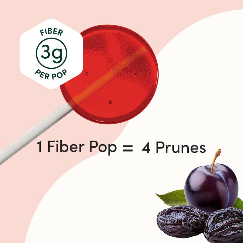 [Australia] - Kids Prebiotic Fiber Lollipops by Beekeeper's Naturals - Doctor Formulated Fiber Supplement, Supports Digestive Regularity, 3g of Fiber & Honey, Raspberry Blast & Sweet Cherry Variety Pack, 15 ct 
