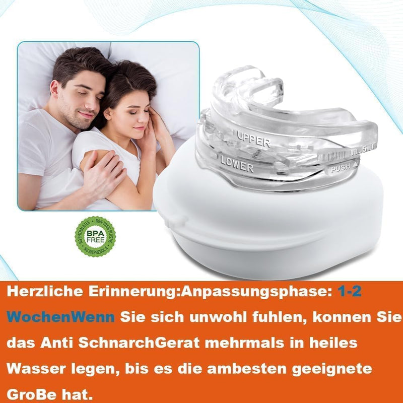 [Australia] - Snoring splint, anti-snoring splint, snoring stopper, snoring-free pro, snoring splint for men and women, anti-snoring mouthpiece 