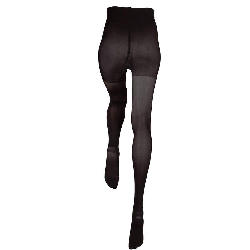 [Australia] - Truform Sheer Compression Pantyhose, 30-40 mmHg, Women's Shaping Tights, 20 Denier, Black, Large Large (1 Pair) 
