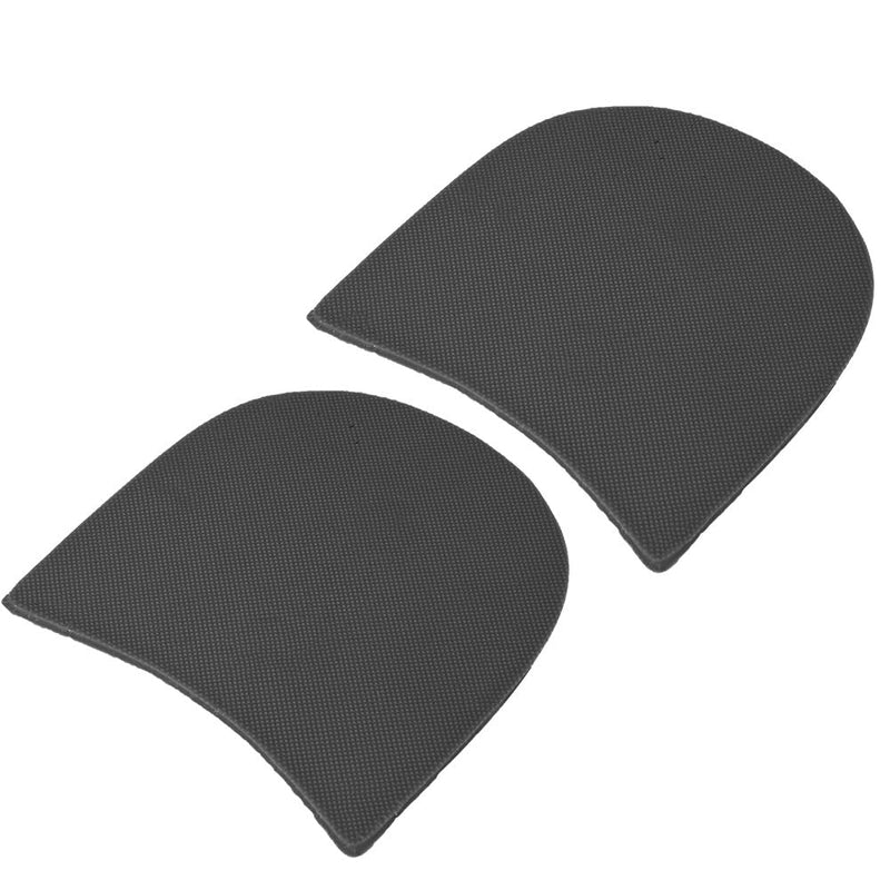 [Australia] - TOPINCN Shoe Heel Pads, Shoe Repair Rubber Heel Replacement Kit with Nails, Sandpapers, Self-Adhesive Stickers, Shoe Repair Accessories (Black) Black 