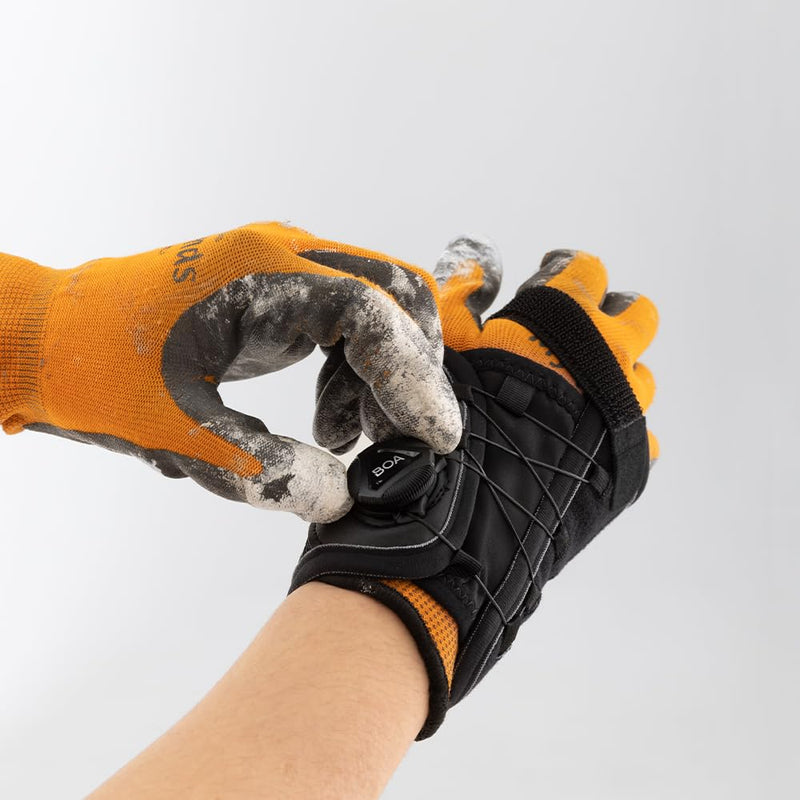 [Australia] - SOZO Boa Micro Adjustable Wrist Brace, Support with Splint for Carpal Tunnel, Tendonitis, Arthritis, Wrist Injury and Pain (Left, Large) Left 