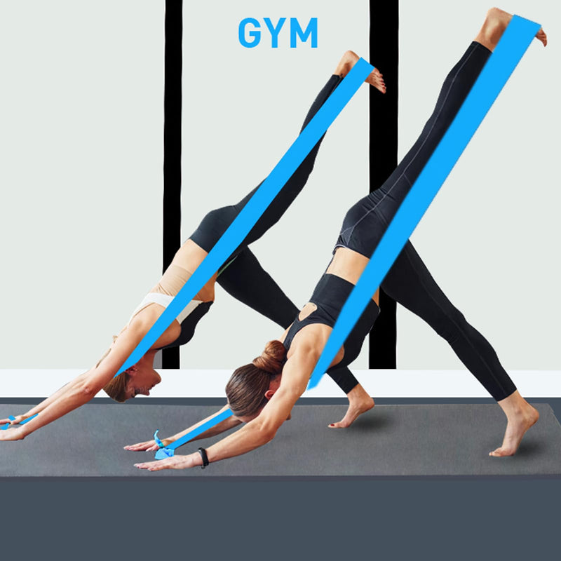 [Australia] - Resistance Bands,Professional Long Non-Latex Elastic Stretch Bands,Exercise Bands for Physical Therapy, Yoga, Pilates, Rehab, at-Home or The Gym Workouts, Strength Training 5-FT Green, Blue, Gray 