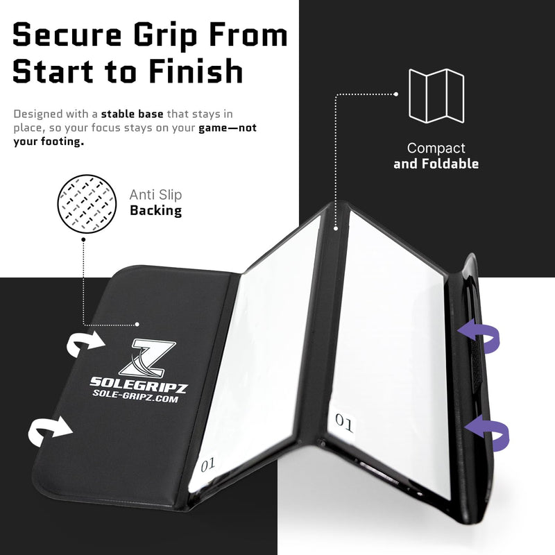 [Australia] - Portable Basketball Sticky Mat and Replacement Sheets ‚Äì Perfect for Hardwood & Gym Floors ‚Äì Includes 60 Sticky Sheets Black Traction Mat 