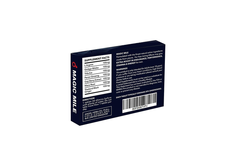 RED 7000mg | Stronger | Longer | Harder | Performance | Extra Strength Enhancing Pills, Stamina Endurance Booster Supplement Pills for Men | 10 Ginseng & Maca Tablets