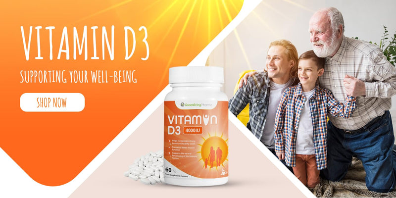Vitamin D3 4000 IU High Strength | Immune Support, Strong Bones, Teeth & Muscles | Vegetarian Vitamin D Supplements | UK Made VIT D3 Capsules