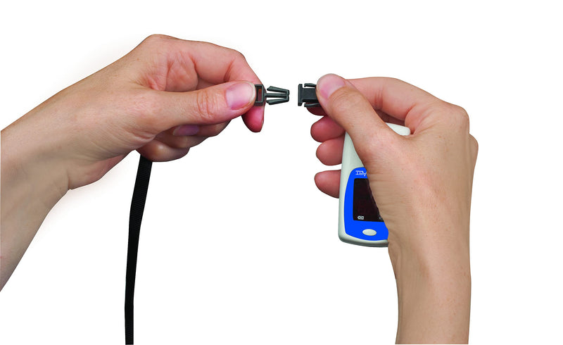 [Australia] - SmartHeart Talking Pulse Oximeter | Audible Result Announcement | Blood Oxygen Saturation | Complete System Monitor Lanyard and Batteries | Portable Spot-Check Monitoring 