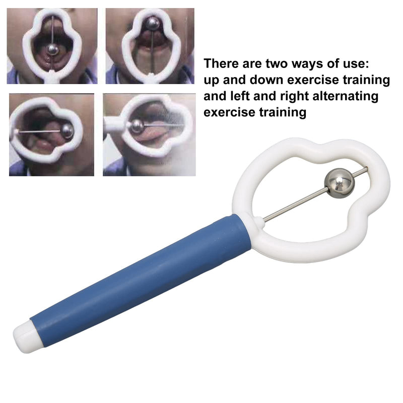 Tongue Muscle Trainer, Tongue Tip Exerciser Training Tongue Muscle Strength 2 Modes Tongue Tip Training Tool Tip Lateralization Lifting Oral Muscle Train Tool for Children Elder