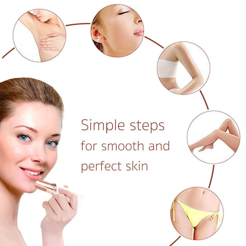 [Australia] - Facial Hair Remover Replacement Heads Gen 2 Double Ring Compatible with Flawless Facial Hair Removal Tool Generation 2 4 pack for flawless Gen 2 
