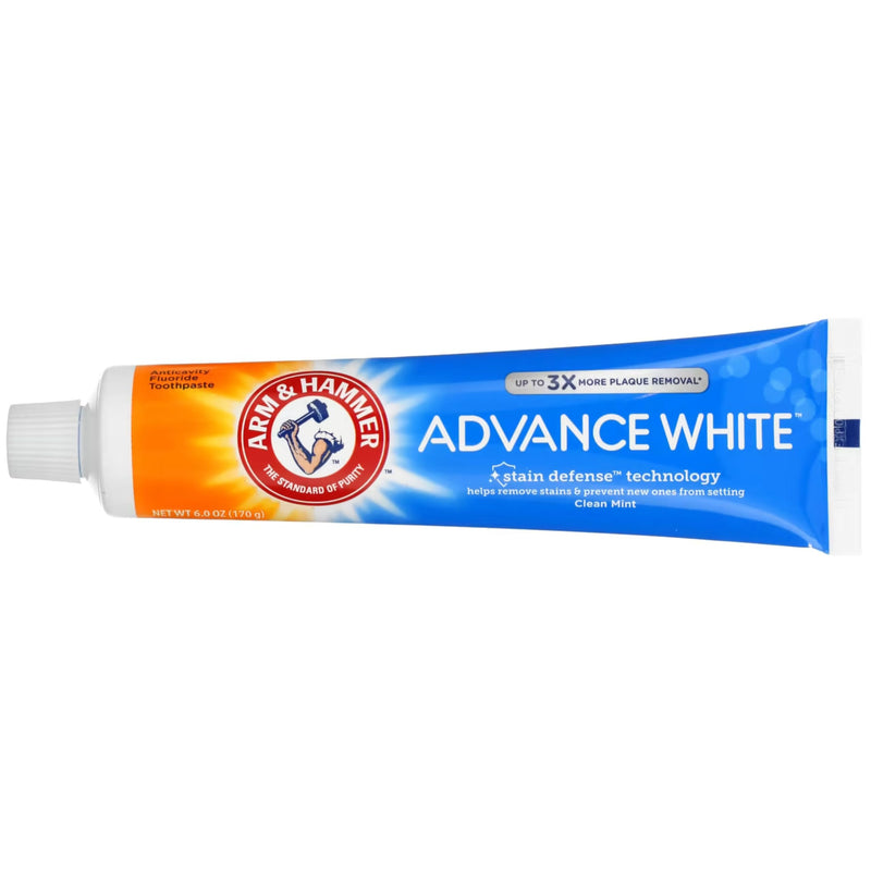 [Australia] - ARM & HAMMER Advance White Extreme Whitening with Stain Defense Toothpaste, 6 oz (Pack of 3) 