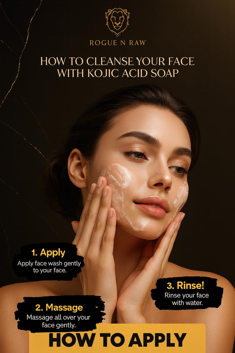 Turmeric Kojic Acid Soap Bars with Retinol, Collagen, Vitamin C & Glycerin - Natural Skin Brightening Soap for Dark Spots, Acne Scars & Even Tone - 2 Bars, 100G each