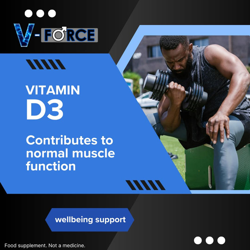 V-Force 25 Tablets – Botanical Formula for Active Lifestyles and Mental Performance – A Thoughtfully Blended Supplement with Plant-Based Ingredients for Busy Days