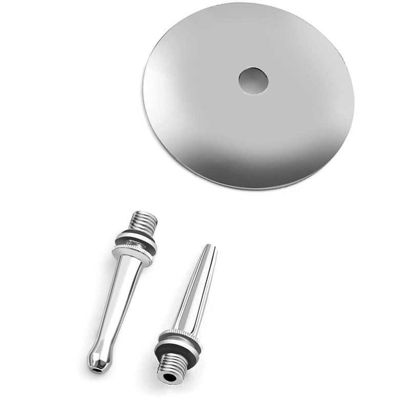 [Australia] - Ear Wax Removal Syringe – Durable Brass with Chrome Plating, Tri-Stream Tip, Easy & Safe Ear Wax Irrigation, Latex-Free, 8 Oz 8 Oz - CP 
