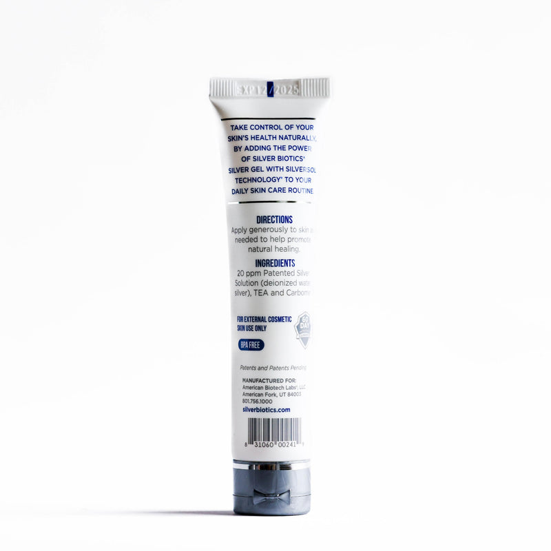 [Australia] - American Biotech Labs Silver Biotics Colloidal Silver Gel Nano-Silver 20 PPM Soothing Skin Gel | Versatile 1.5 oz Gel for Skin Comfort and Wellness 1.5 Ounce (Pack of 1) 