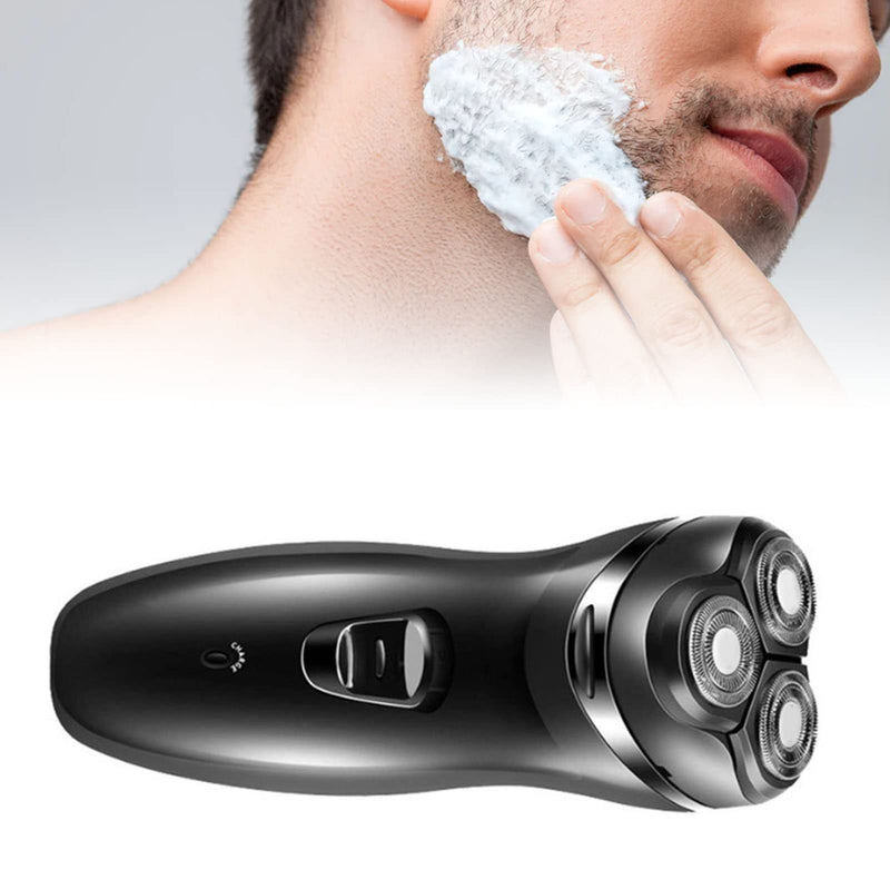 Rechargeable Men Electric Electric with Trimmer Beard Trimmer, Beard Trimmer, 3D Rotating Heads
